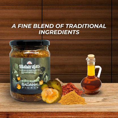 Homemade Monkey Fruit Pickle (Badahal Pickle) - Authentic Banarasi Flavor with Hand-Pounded Spices - Shree Maharaja's