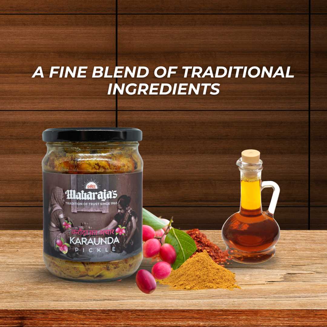 Homemade Karaunda Pickle (Karaunda Ka Achar) - Authentic Banarasi Flavor with Hand-Pounded Spices - Shree Maharaja's